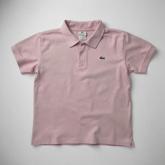Lacoste Classic Pink Short Sleeve Polo Shirt - Size 3 (Small) - Picture 1 of 5